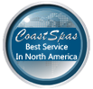 Awarded Best Service in North America by Coast Spas