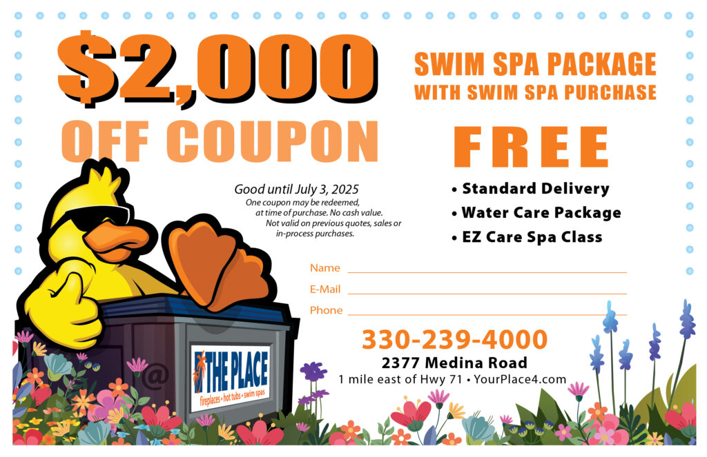 Swim spa coupon 6-20-25