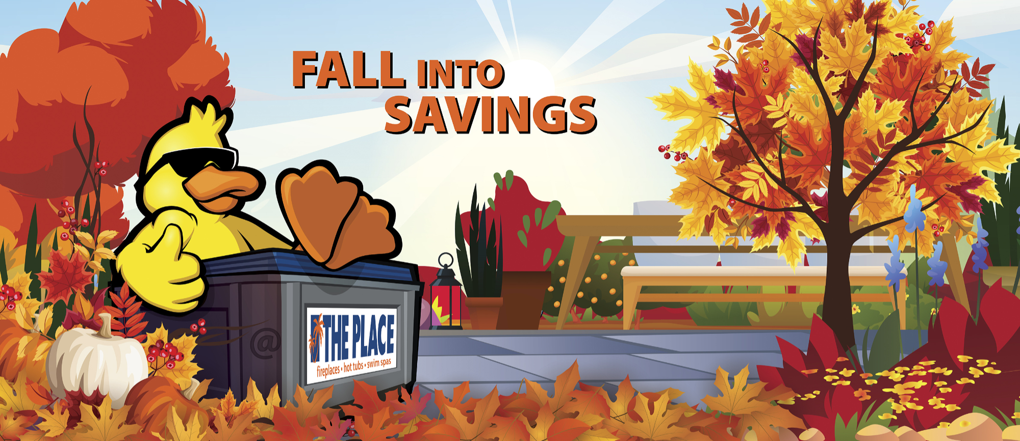Fall into savings The Place