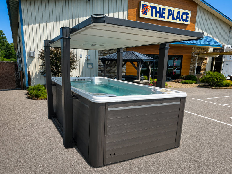 Hydropool-Swim-Spa w-Covana-cover